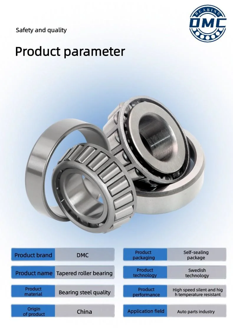 Popular Single Row Gear Box Tapered Roller Bearing